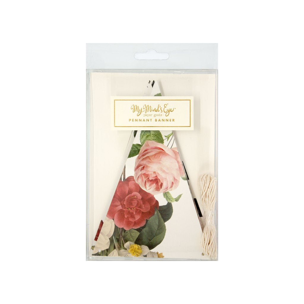 Botanical Pennant Banner