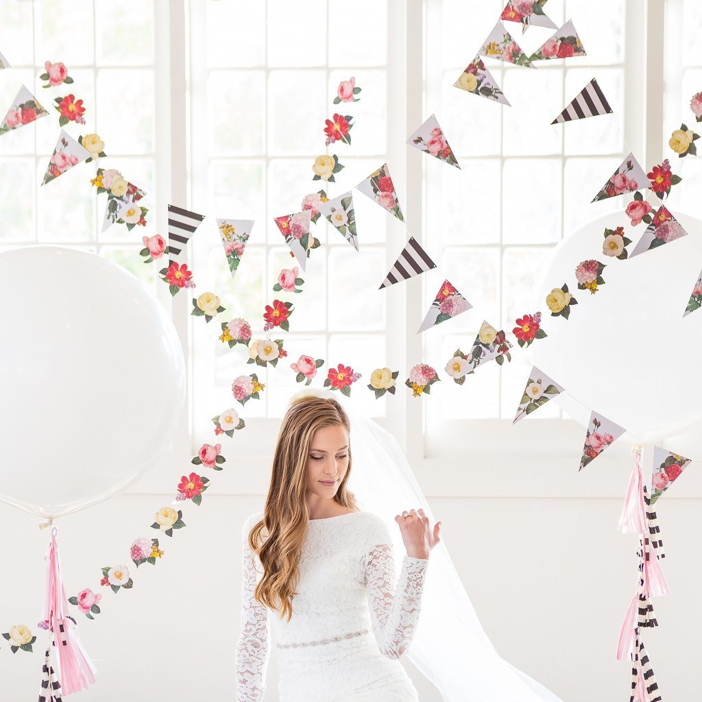 Botanical Pennant Banner