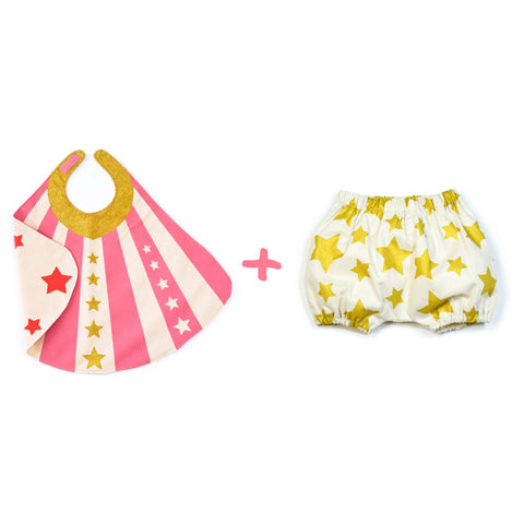 Baby Superhero Cape + Bloomers