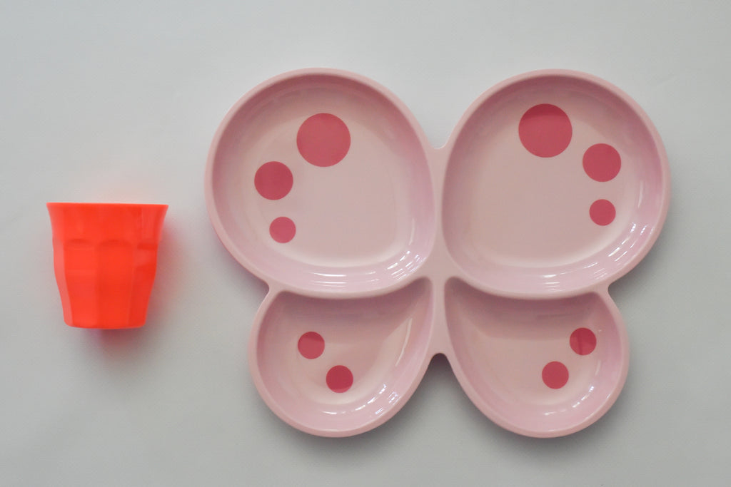 Toddler Small Melamine Cup in Assorted Neon Pretty Colors