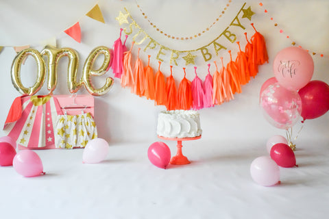 "Super Baby" Smash Cake Bundle in Pink