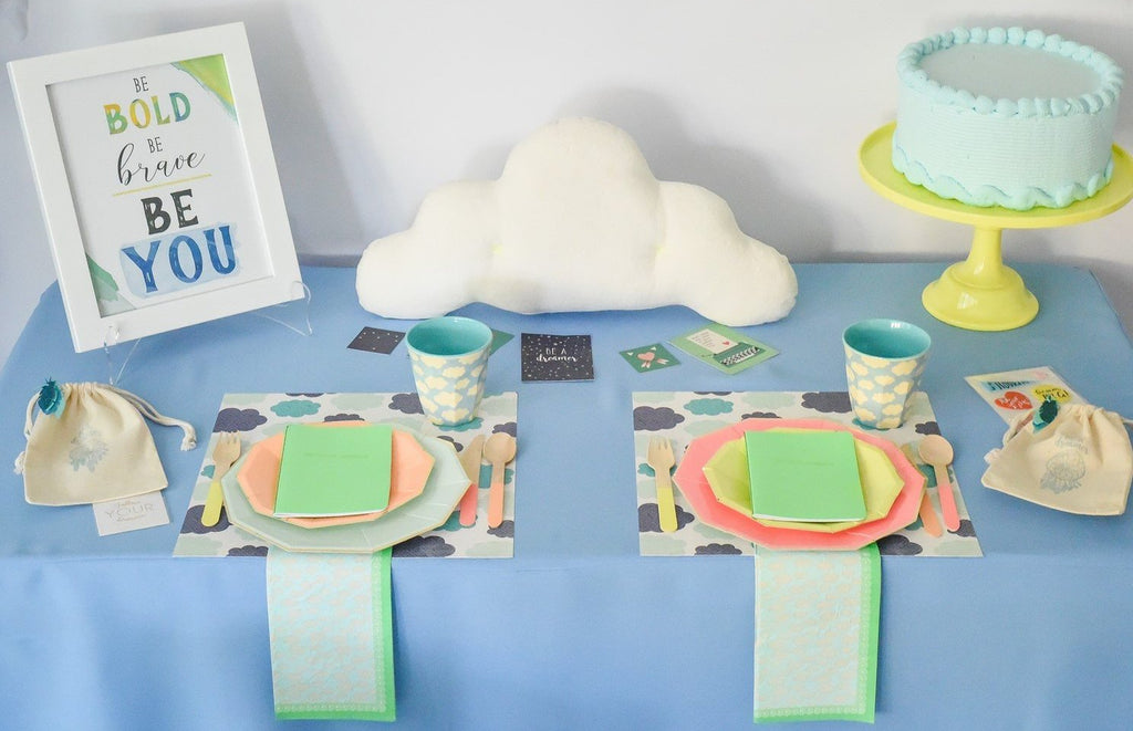 Party Paper Placemat in Cloud Print