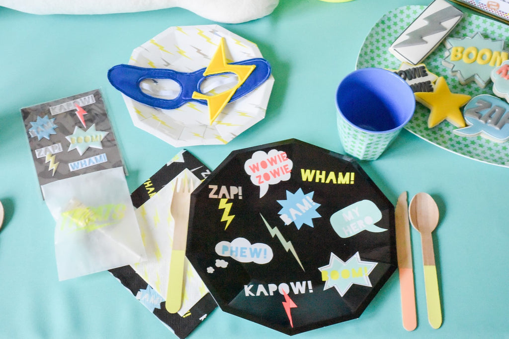 Superhero Fabric Masks in Assorted Colors (Special Order Item Minimum of 6)