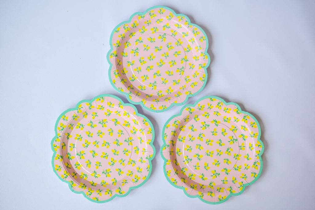 Flower Shaped Paper Plates