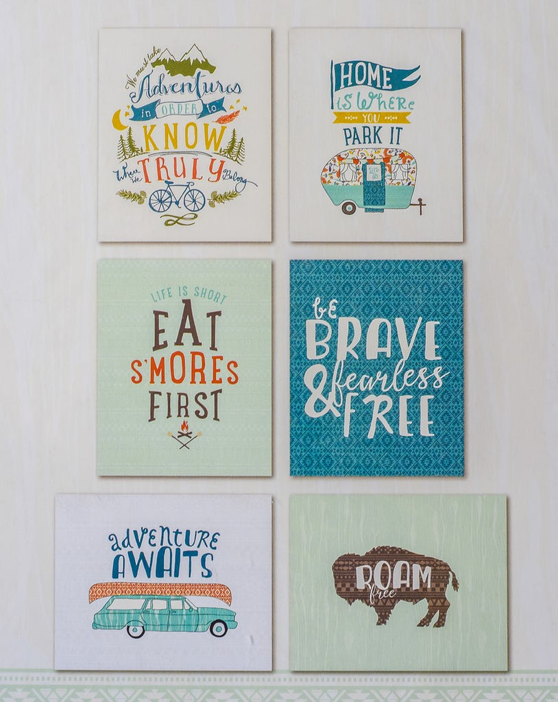 Woodland Camping Art Prints