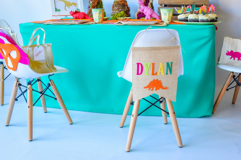 Burlap + Felt Name Banner Handmade by Sugar Moon Bloom