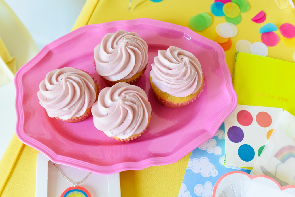 Melamine Serving Plate in Pink