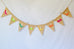 Burlap + Felt T-Rex Dinosaur Banner Handmade by Sugar Moon Bloom