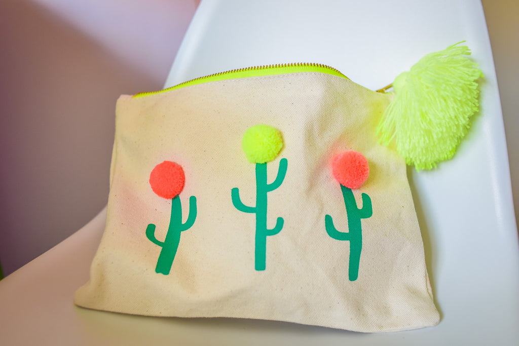 Pom Pom Cactus Pouch