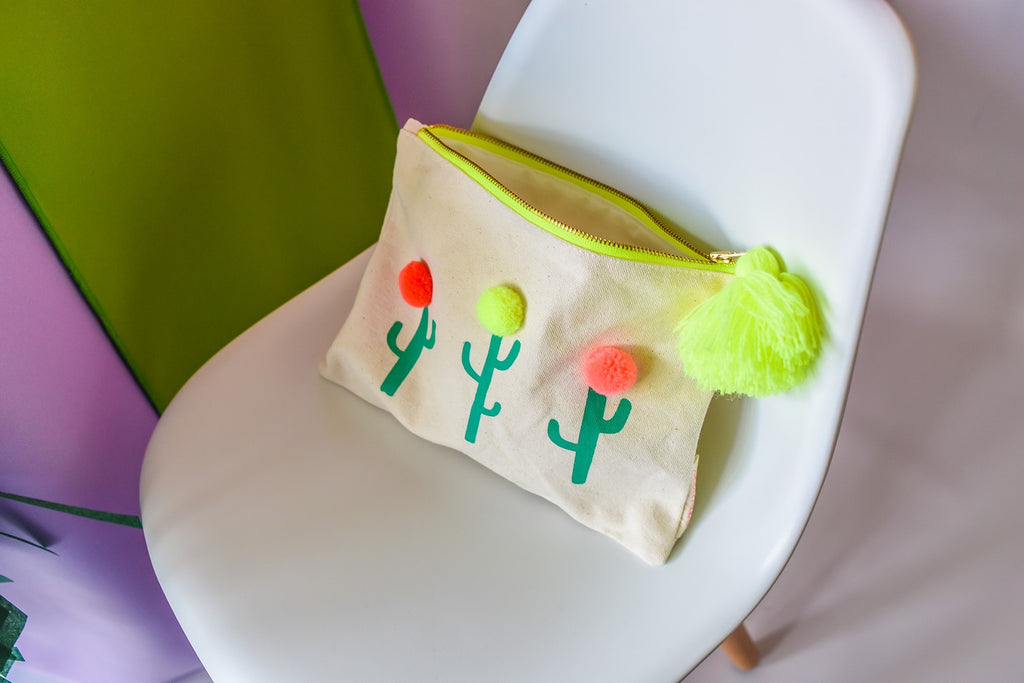Pom Pom Cactus Pouch