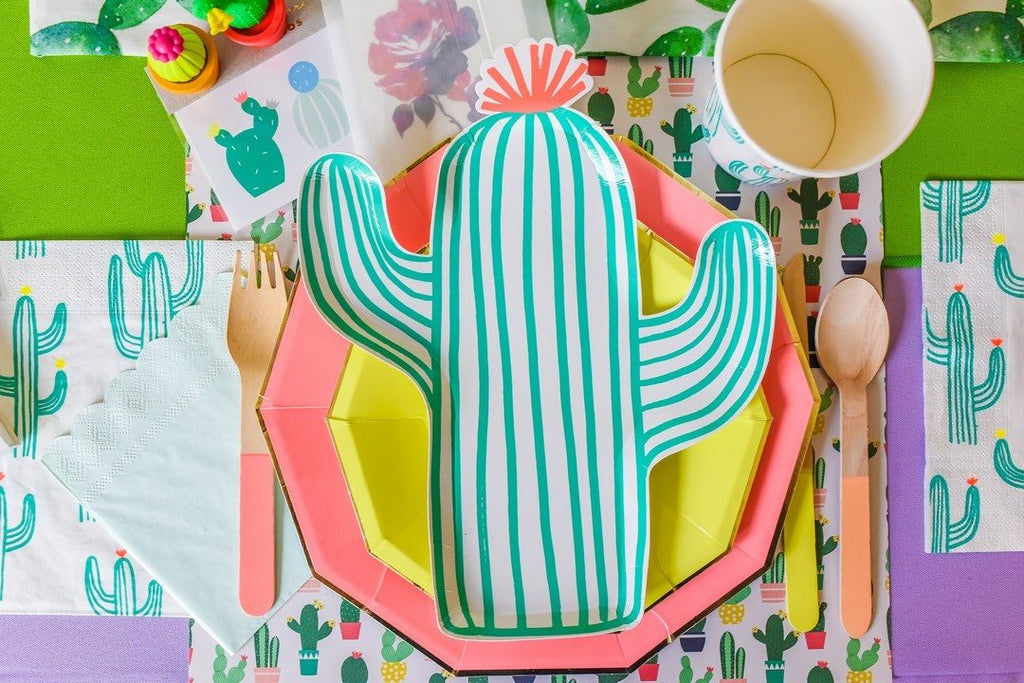 Party Paper Placemat in Cactus Print