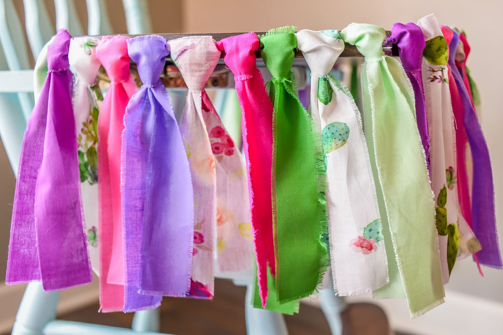 Cactus High Chair Banner Handmade by Sugar Moon Bloom