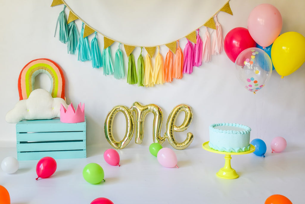 "Rainbow Baby" Smash Cake Bundle in Pink