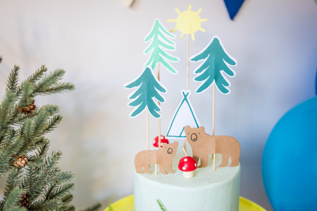 Little Adventures Cake Party Toppers