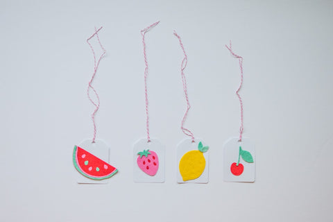 Lemonade Party Drink Tags Handmade by Sugar Moon Bloom