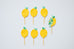 Lemon Party Cupcake Toppers Handmade by Sugar Moon Bloom