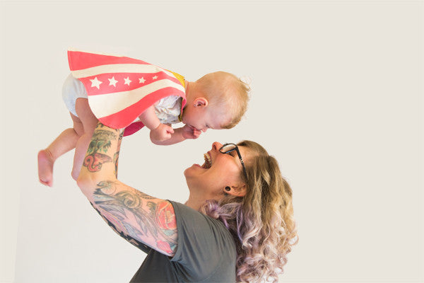 Baby Superhero Cape + Bloomers