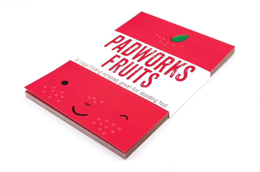 Fold Over Notepad in Fresh Fruits