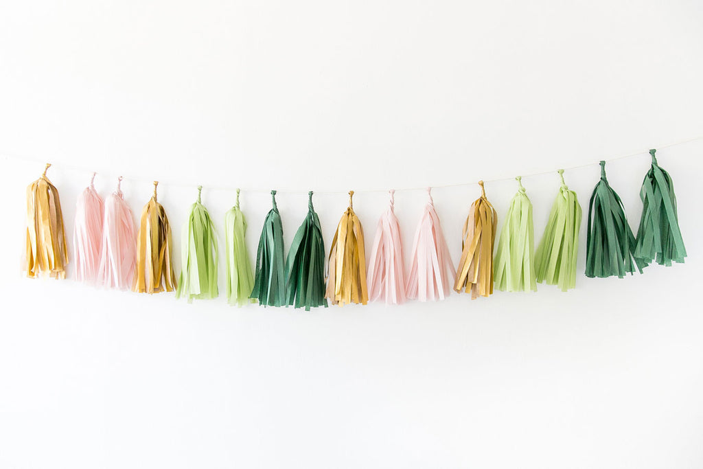 Tissue Paper Tassel Garland DIY Kit