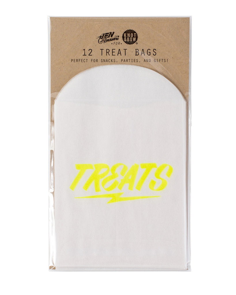 Glassine Treat Bags with Lighting Bolt (12-pack)