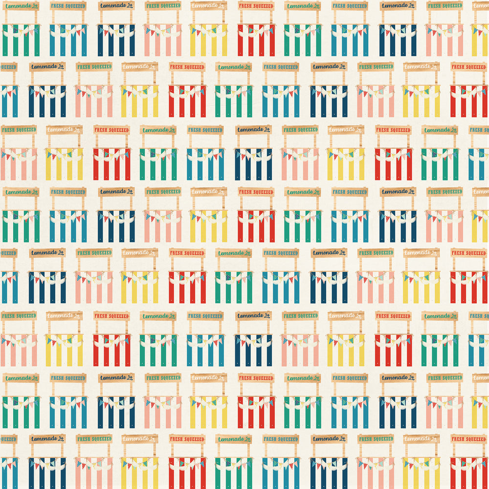 Party Paper Placemat in Lemonade Stand