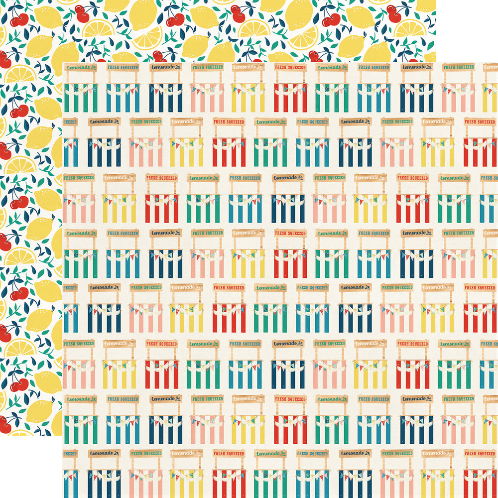 Party Paper Placemat in Lemonade Stand