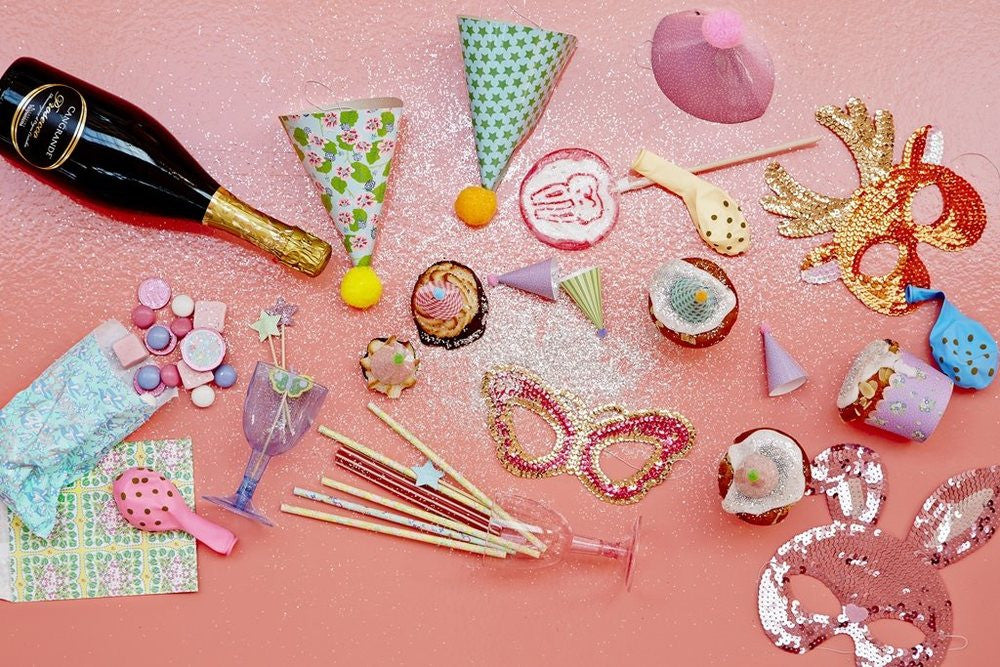 Mini Paper Party Hats Cupcake Decor