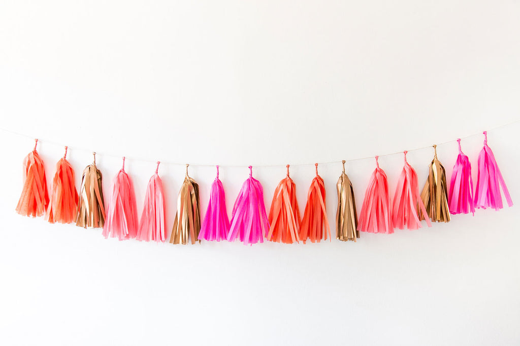 Tissue Paper Tassel Garland DIY Kit