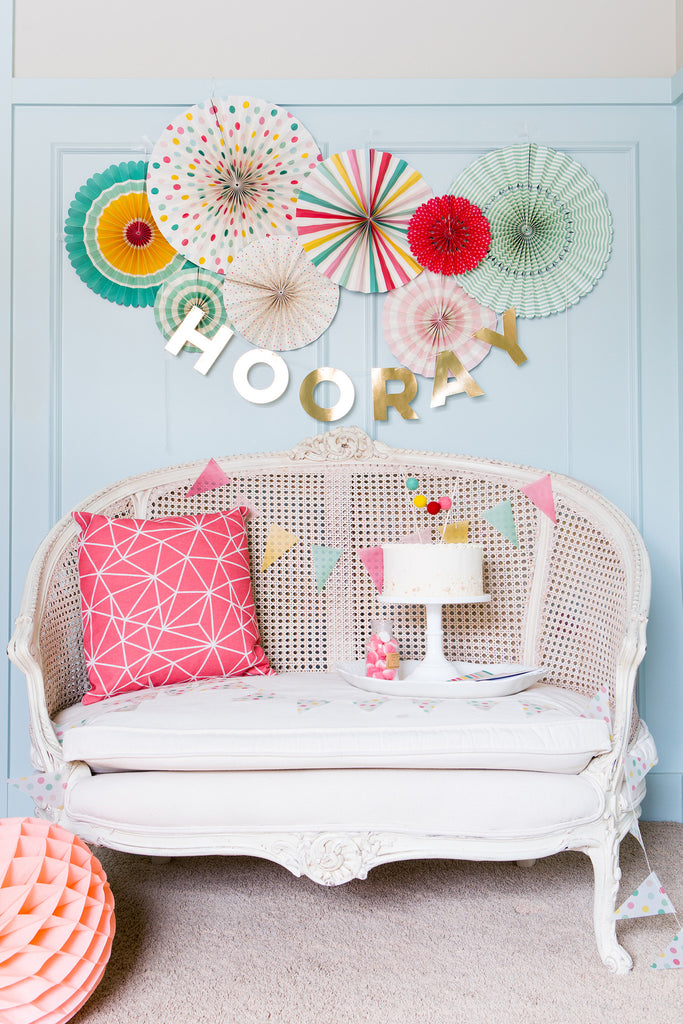 Party Fans in Fun Colors & Prints (8-pack)