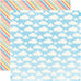 Party Paper Placemat in Blue Sky Print