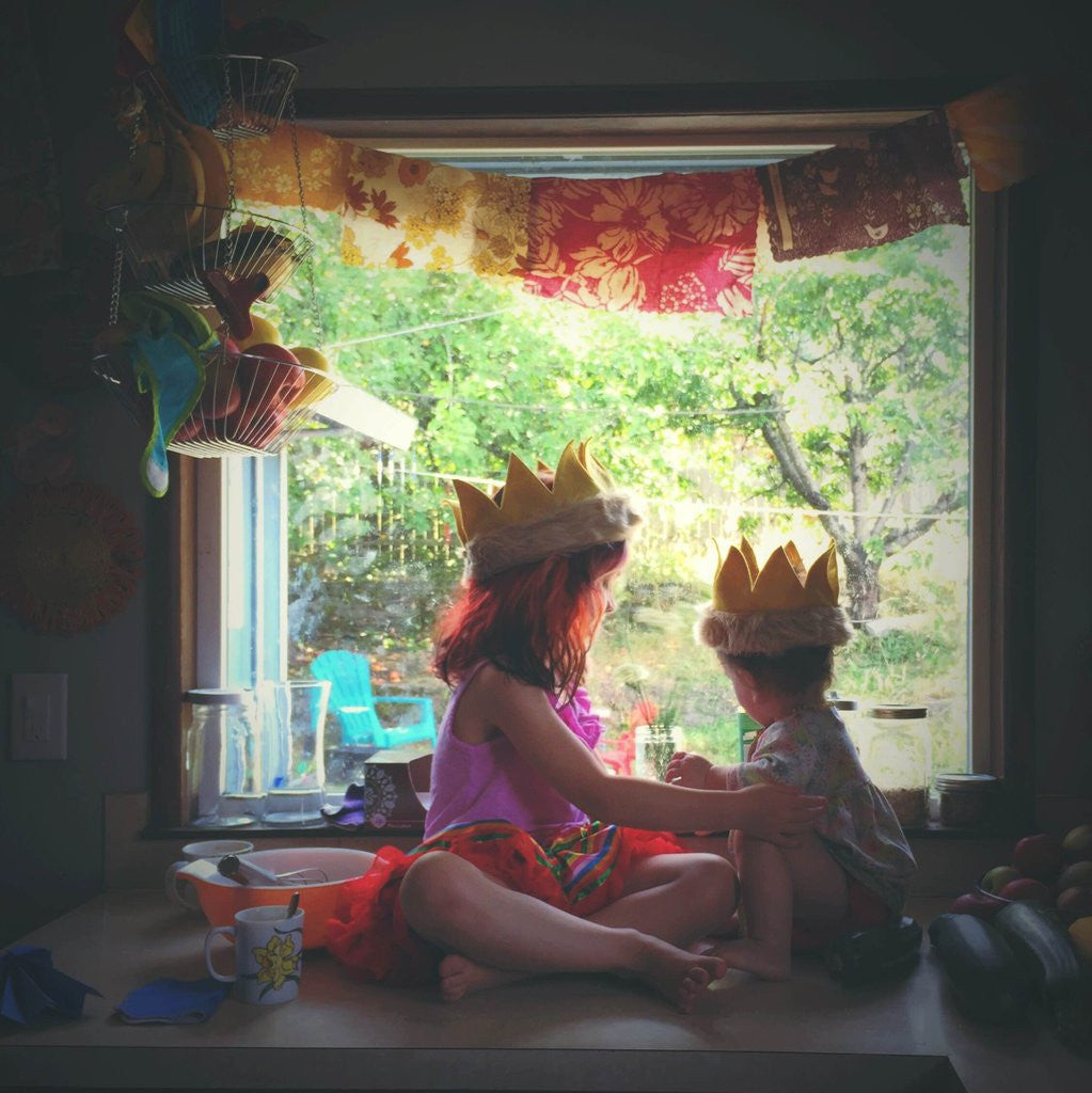 Felt Crown with Fur Trim