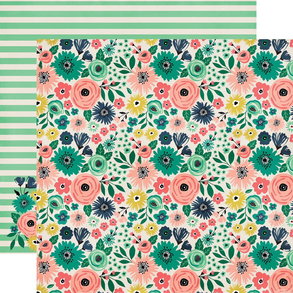 Party Paper Placemat in Bloom Print