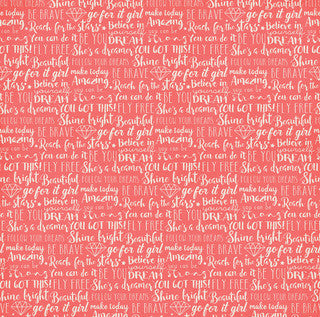 Party Paper Placemat in Dream Big Print