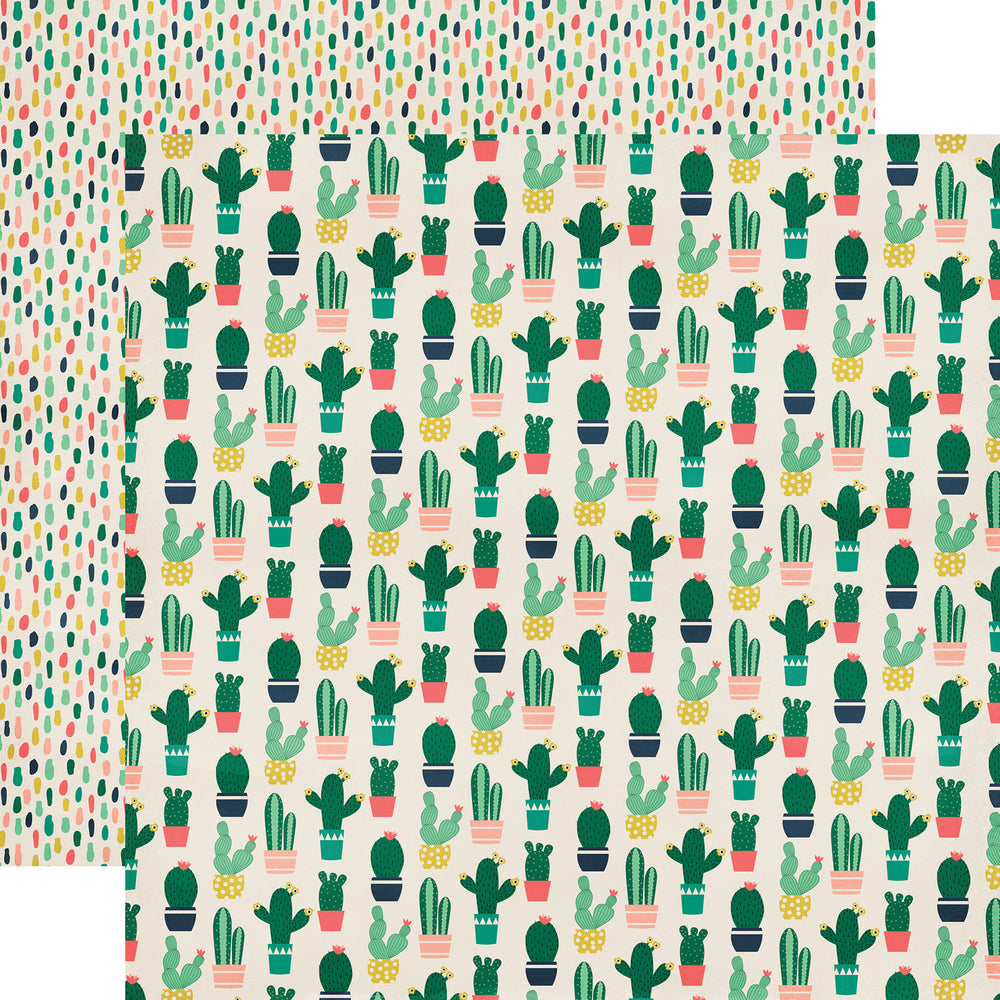 Party Paper Placemat in Cactus Print