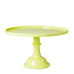 neon yellow cake stand