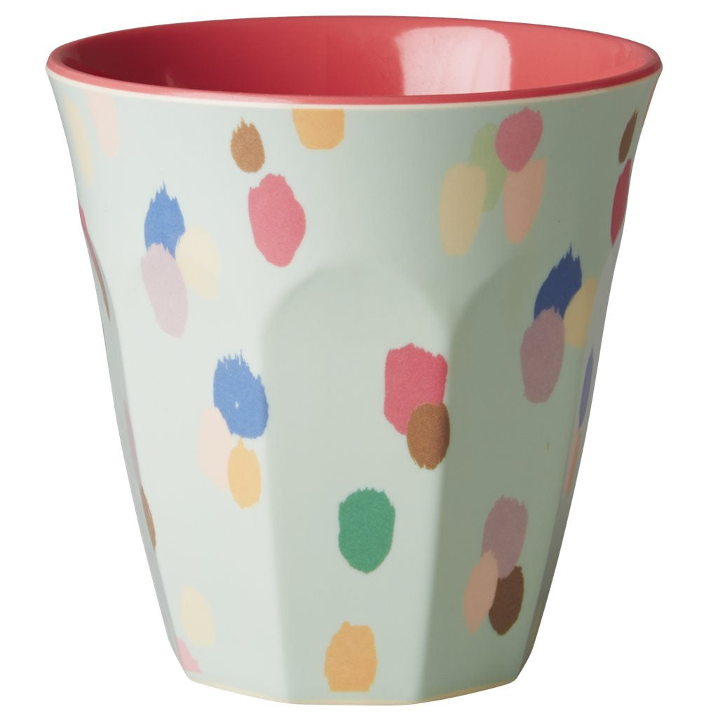 Medium Melamine Cup in Painters Print