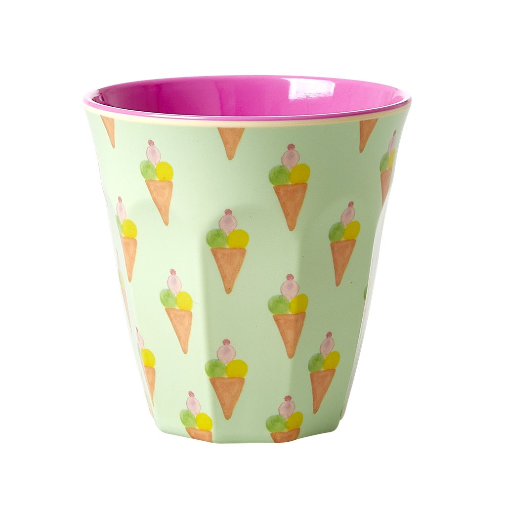 Medium Melamine Cup in Ice Cream Print