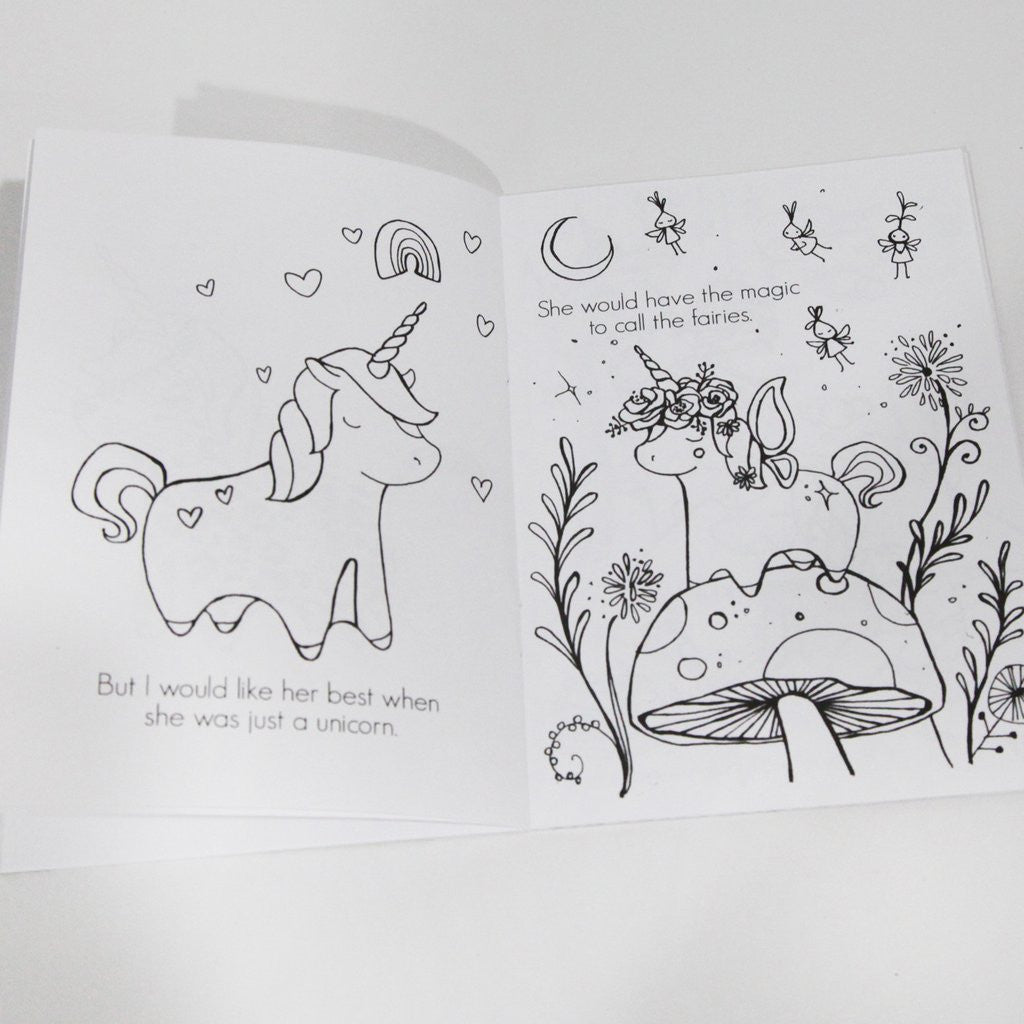 I Just Want A Unicorn Mini Coloring Book