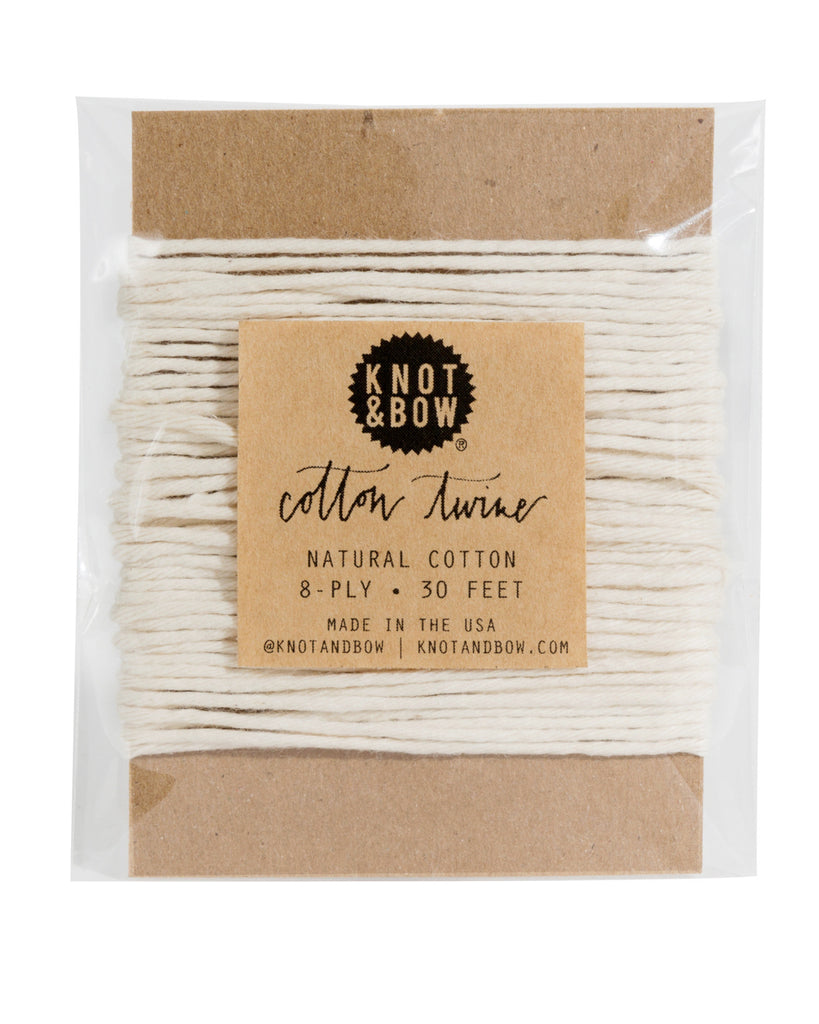 Cotton Twine Cards (pack of 10 yards)