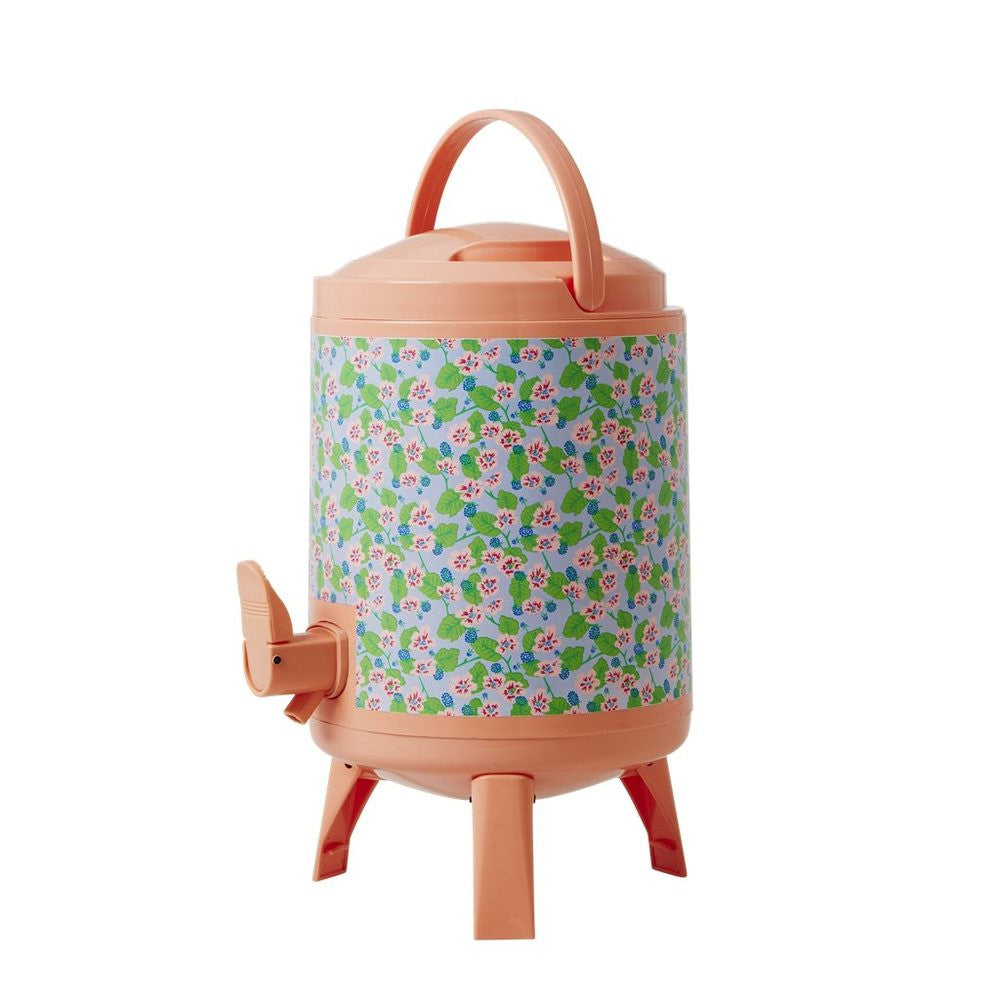 Cooler Tank in Peach Blossom & Berries Print