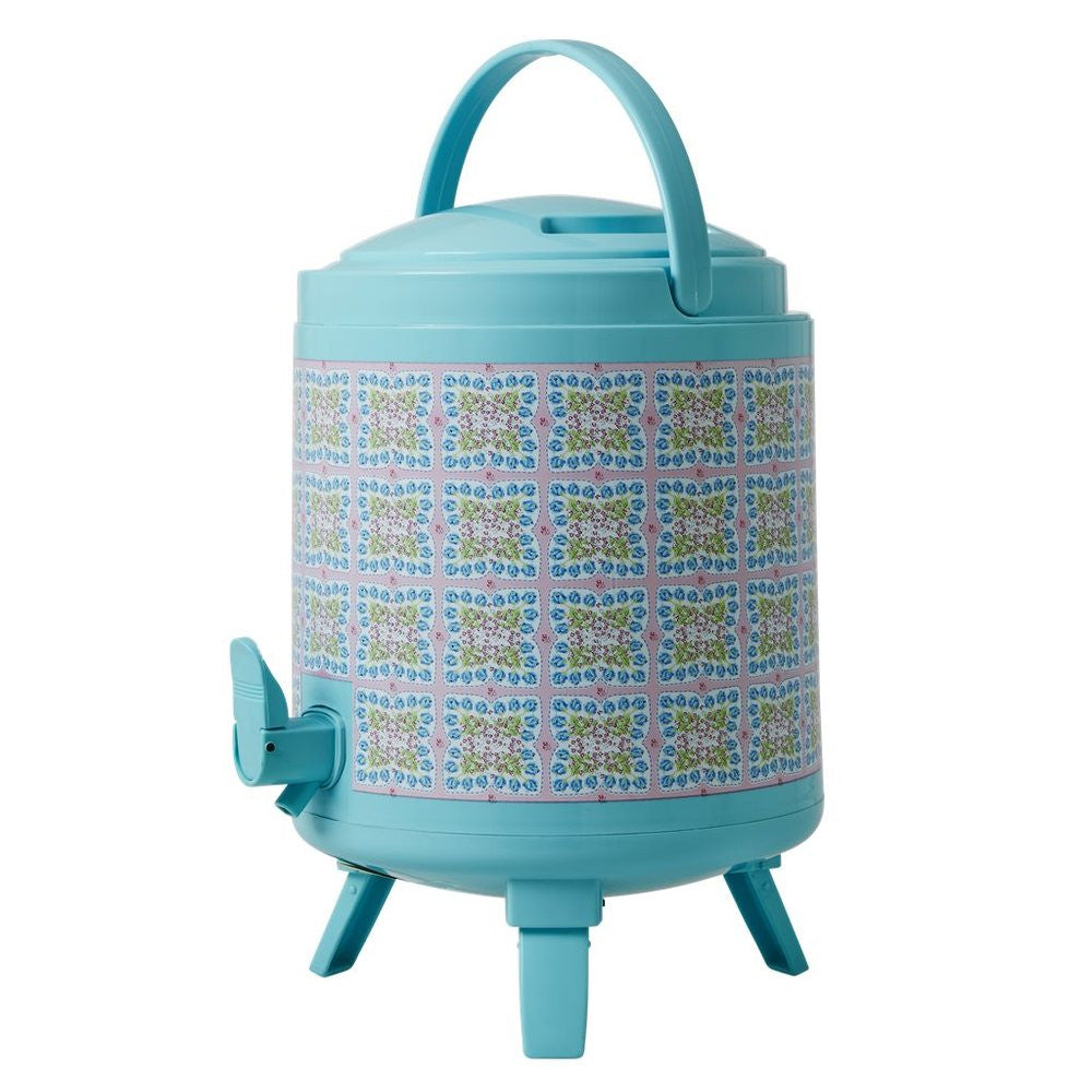 Cooler Tank in Blue Vintage Handkerchief Print