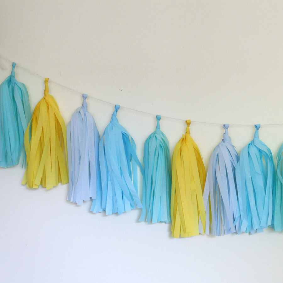 Tissue Paper Tassel Garland DIY Kit