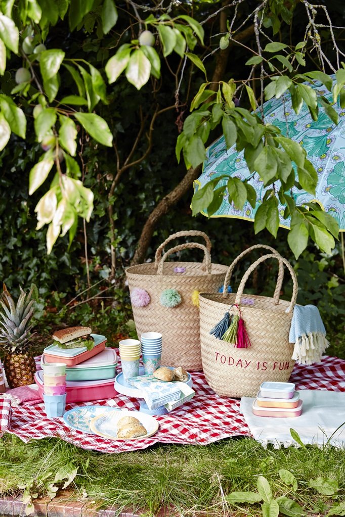 Red Checkered Picnic Blanket