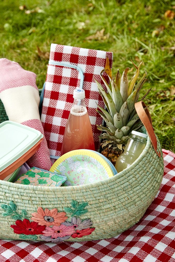 Red Checkered Picnic Blanket