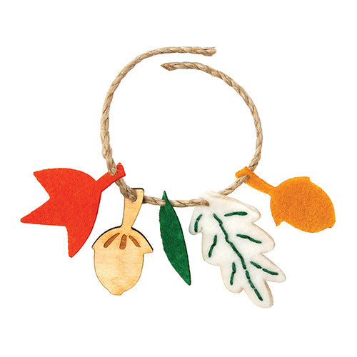 Felt Leaf Napkin Ties