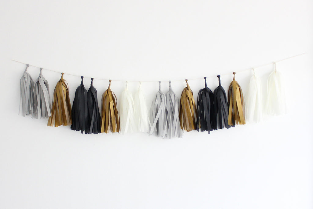 Tissue Paper Tassel Garland DIY Kit