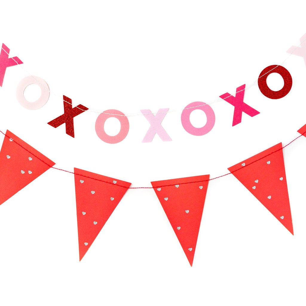 Valentine's XOXO & Pennant Banner Combo Pack