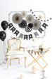 Large Letter Banner in Black & White