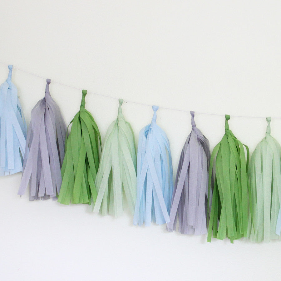 Tissue Paper Tassel Garland DIY Kit