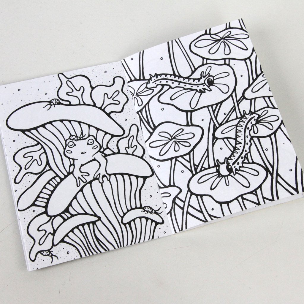 In the Leaves Bunny Mini Coloring Book